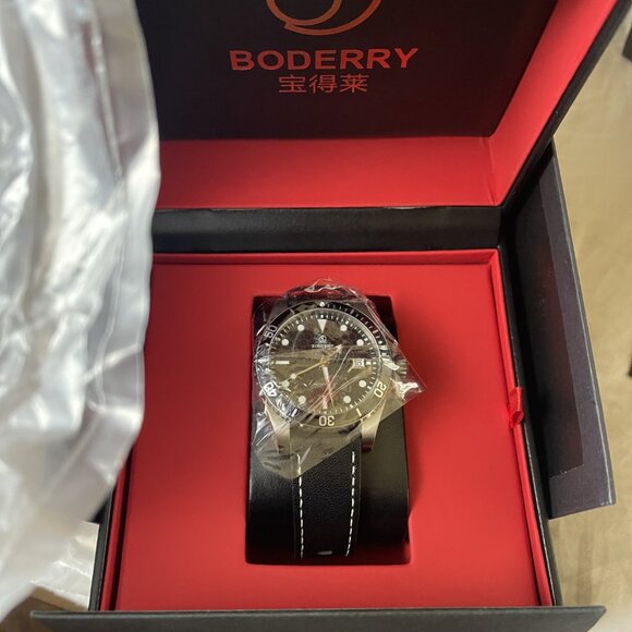 Boderry Automatic Titanium Diver Watch. Black - Picture 6 of 6